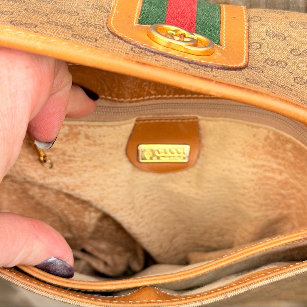 Vintage GUCCI Micro GG Supreme Bag PVC 001 14 5364 - Picture 12 of 16